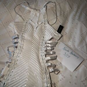 Dolls Kill Rude Awakening White Rave Dress